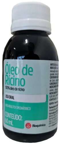 Oleo De Ricino 60ml Rioquimica - RIOQUIMICA