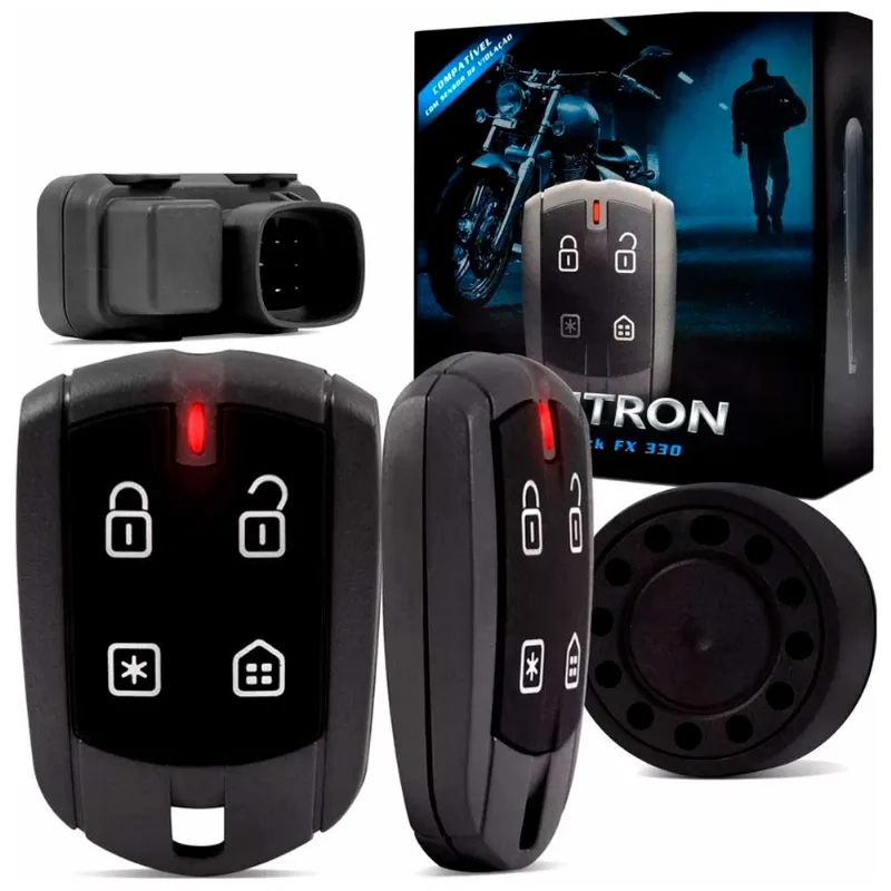 Alarme Para Moto Pósitron Duoblock Fxg7 Universal Função Presença - POSITRON