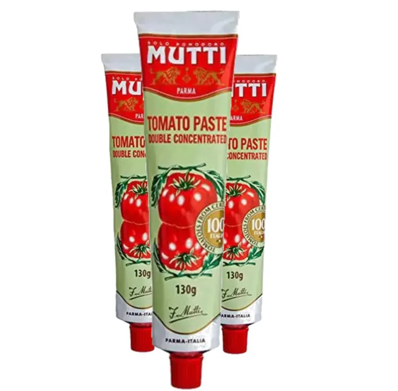 Kit 3x Pasta Mutti De Tomate Concentrado Tubo 130g - Não Informado - Mercearia