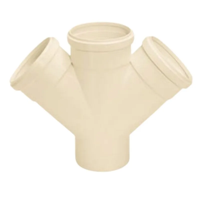 Junção Dupla Esgoto Série Normal PVC DN 75 Amanco