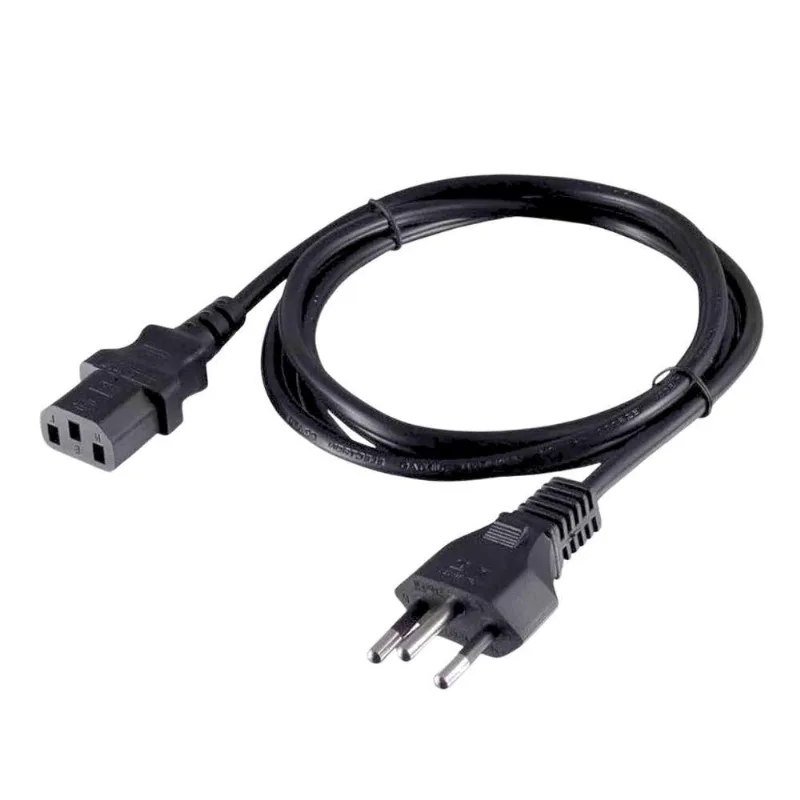 Cabo De Força Tripolar Atx / C13de 1,2m Para Monitor