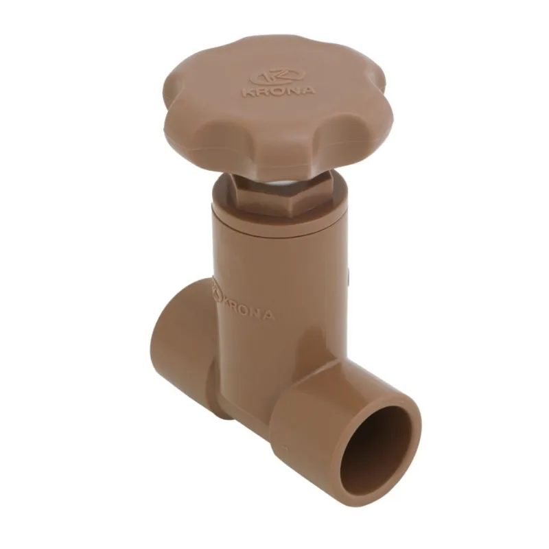 Registro de Pressão Soldável PVC Krona Registro de Pressão Soldável 25mm Krona