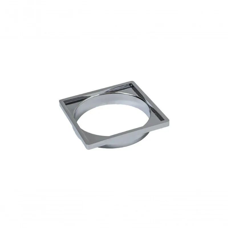 Porta Grelha Quadrada 150 Mm Cromada - Krona