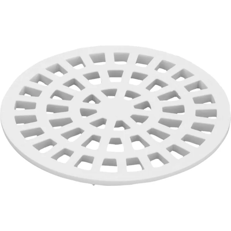 Grelha Para Ralo Redonda Branca N° 54 Dn 100 Referência 940 Krona Pvc - KRONA - Casa E Construção