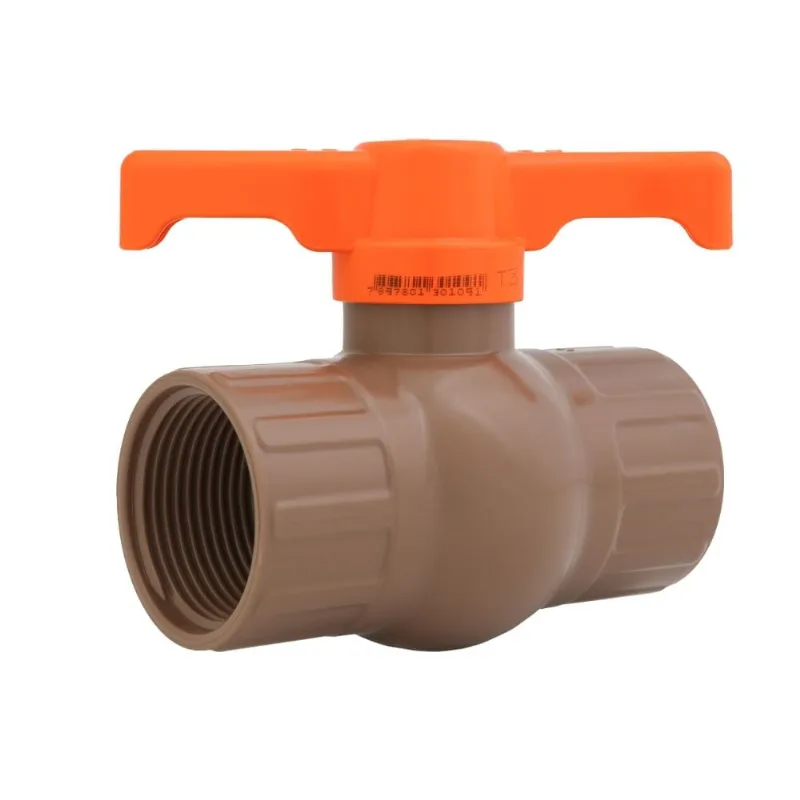 Registro de Esfera Roscável Borboleta Macho Krona Registro de Esfera Roscável Borboleta Macho PVC 3/4" Krona - Krona