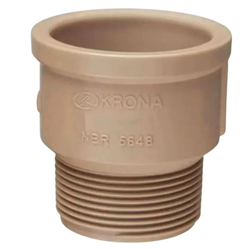 Adaptador Soldável Curto PVC Krona Adaptador Soldável Curto PVC 75mm x 2.1/2 Krona - Krona