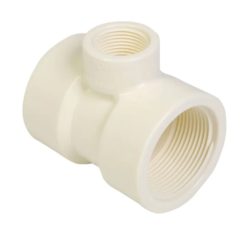 Te de Redução Roscável PVC Krona Te de Redução Roscável 1 x 3/4" Krona