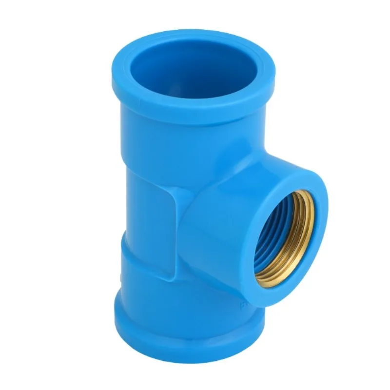 Te Soldável com Bucha de Latão Azul Krona Te Soldável com Bucha de Latão Azul PVC 32mm x 3" Krona - Krona