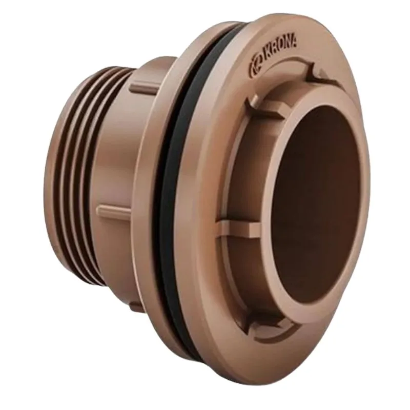 Adaptador com Flange para Caixa D'Água Soldável PVC Krona Adaptador com Flange para Caixa D'Água Soldável PVC 75mmx2.1/2 Krona