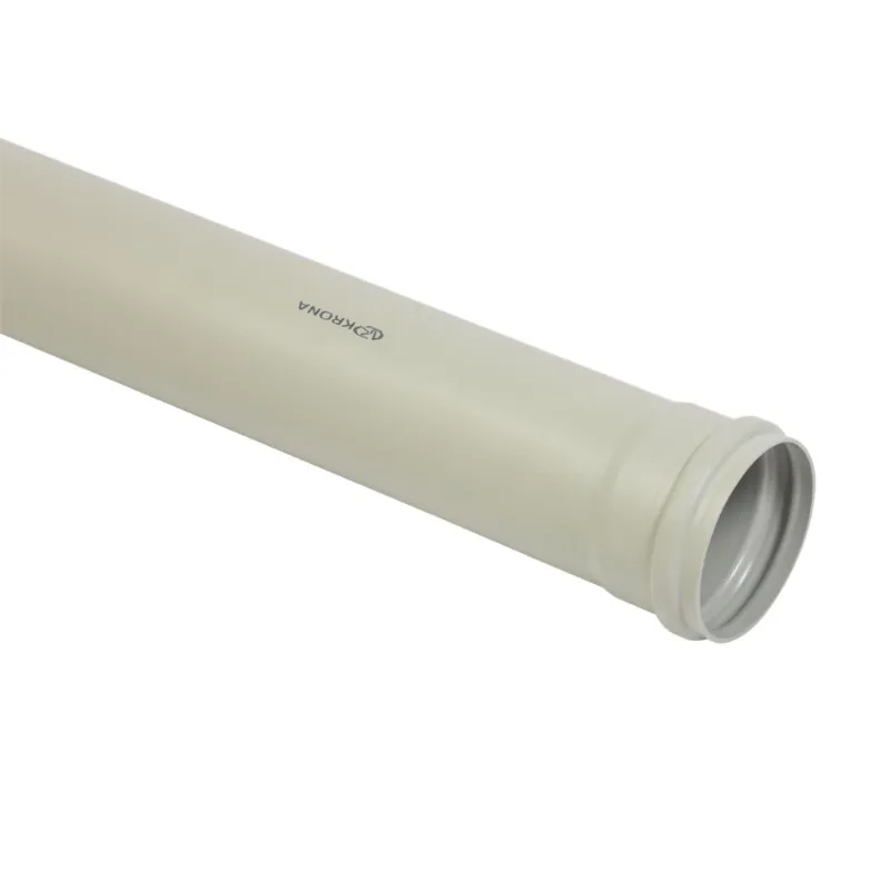 Tubo Esgoto Série Reforçado PVC 6 Metros Krona Tubo de Esgoto Série Reforçado Bege PVC DN150 6m Krona