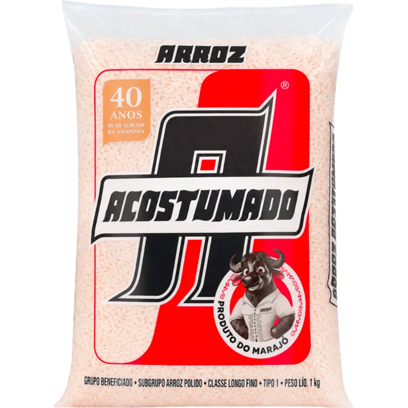 Arroz Acostumado Agulhinha Tipo 1 1kg