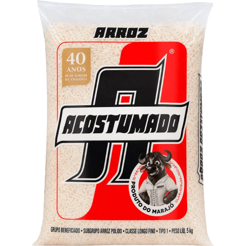 Arroz Acostumado Agulhinha Tipo 1 5kg