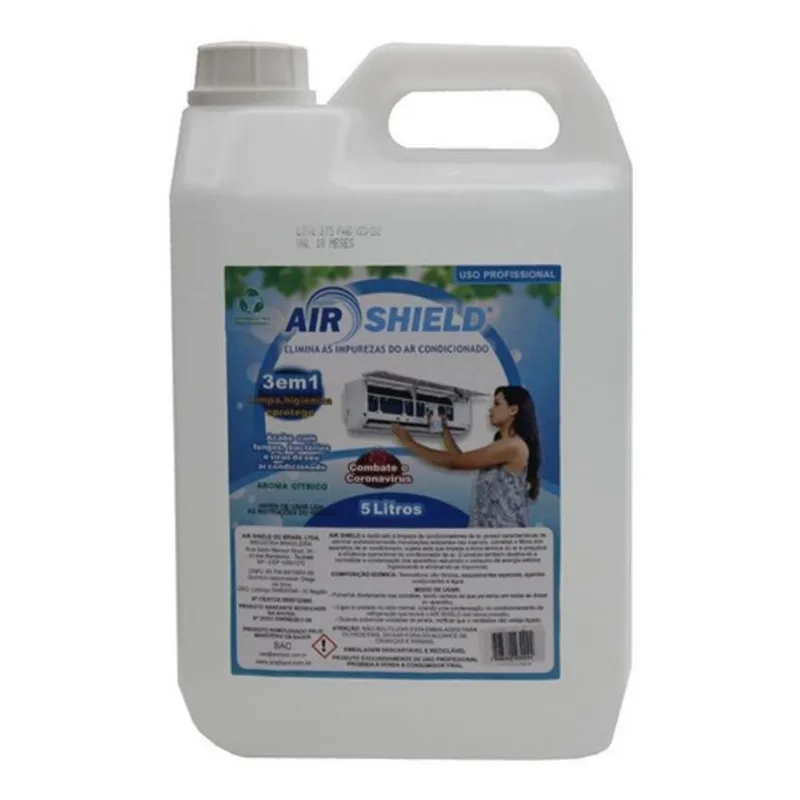 Higienizador Ar Condicionado Air Shield 5 Litros