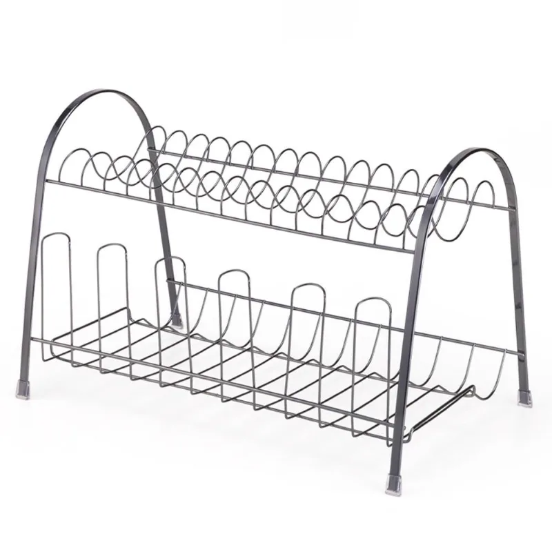 Escorredor 14 Pratos Arthi Max Duplo Onix 0401 - Arthi