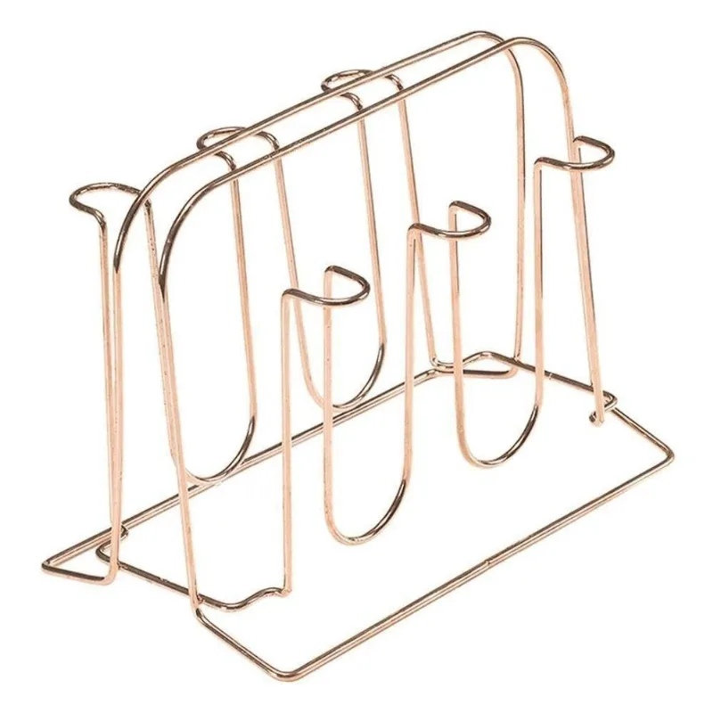 Suporte em Aço para 6 Copos Rose Gold Arthi - Arthi