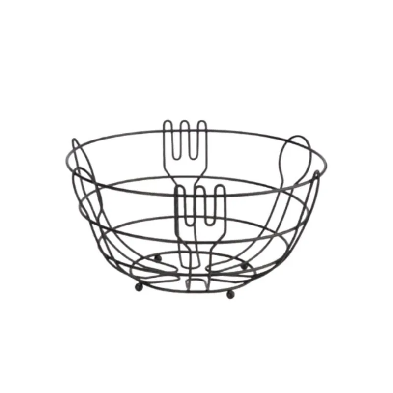 Fruteira De Mesa De Aço Querida Black Arthi - Preto