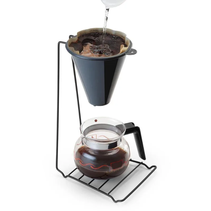 Suporte Com Coador De Café Preto