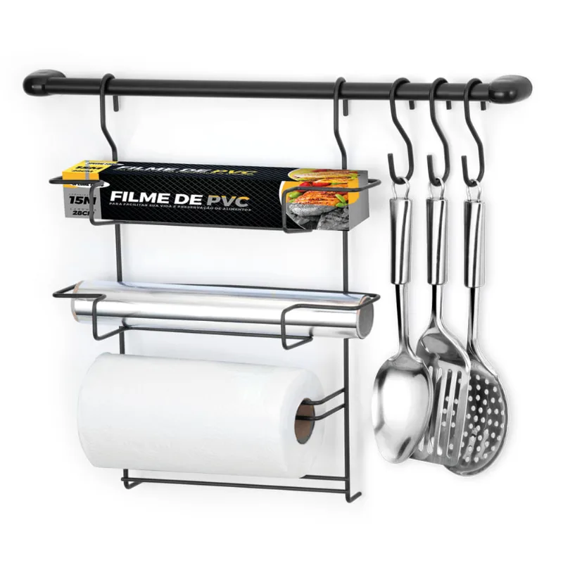 Organizador de cozinha Arthi Kit 6 de aço Cook Home - Arthi