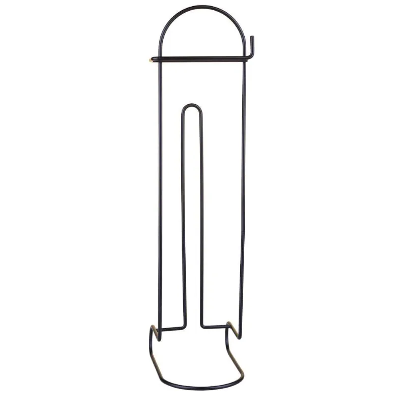Suporte Arthi para 4 Rolos Papel Higiênico Preto
