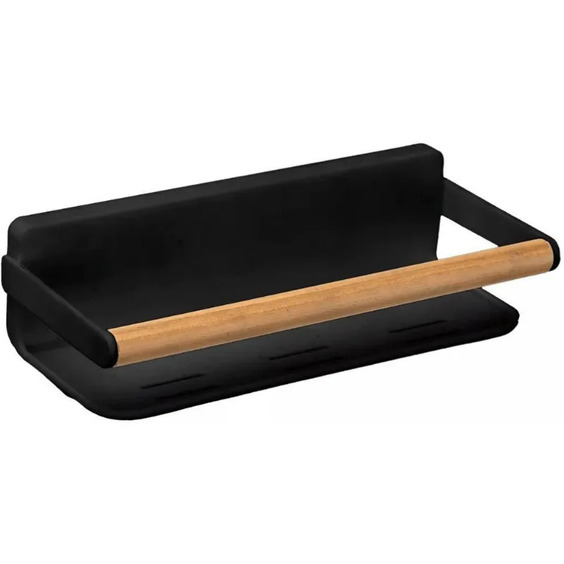 Porta Shampoo para Box Eco Design Black 3010 com Adesivo e Visual Moderno Preto Arthi - Arthi