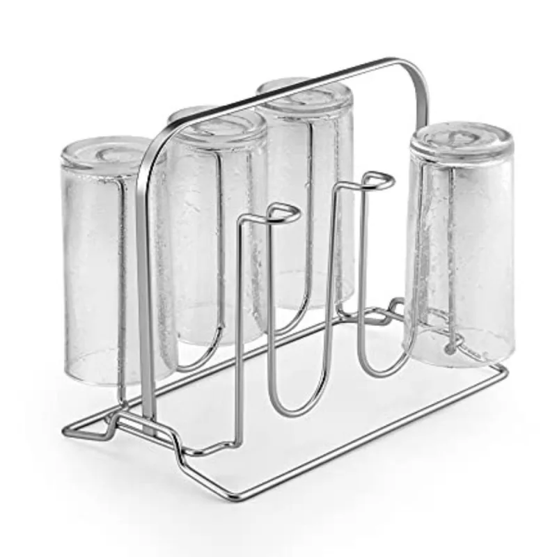 Suporte Para 6 Copos Cromo Fosco - Arthi