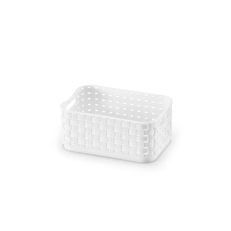 Caixa Organizadora 520ml Rattan 5043 Arthi Branca