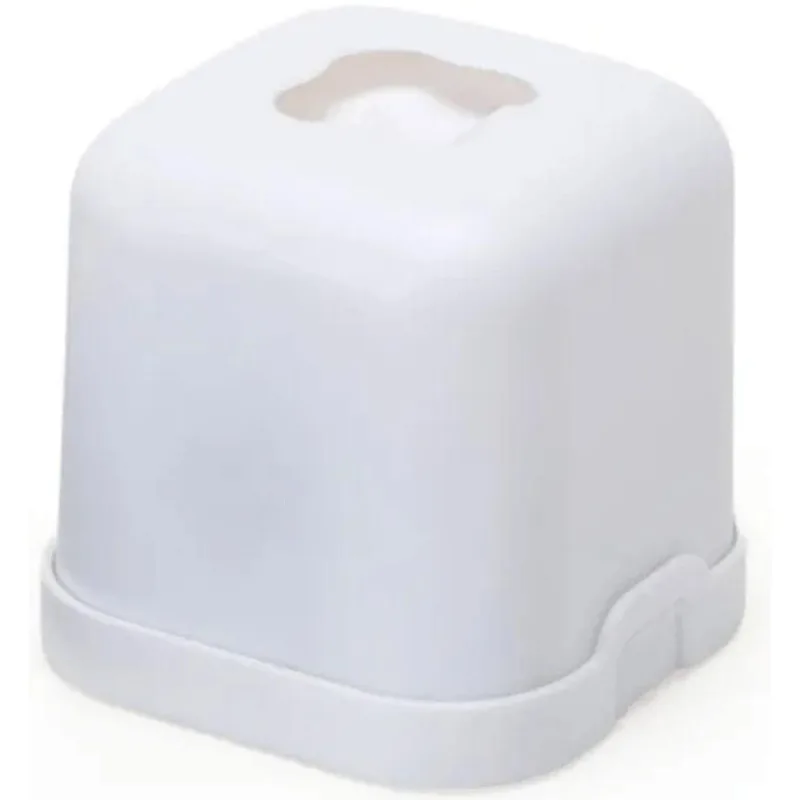 Porta Papel Higiênico de Mesa 5908 em Plástico Resistente com Design Discreto Branco Arthi - Arthi