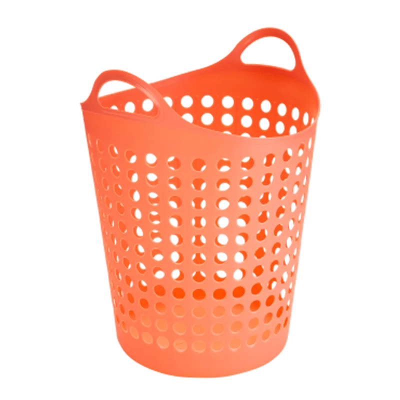 Cesto De Roupas Arthi Flexível 44 Litros Plástico Flamingo