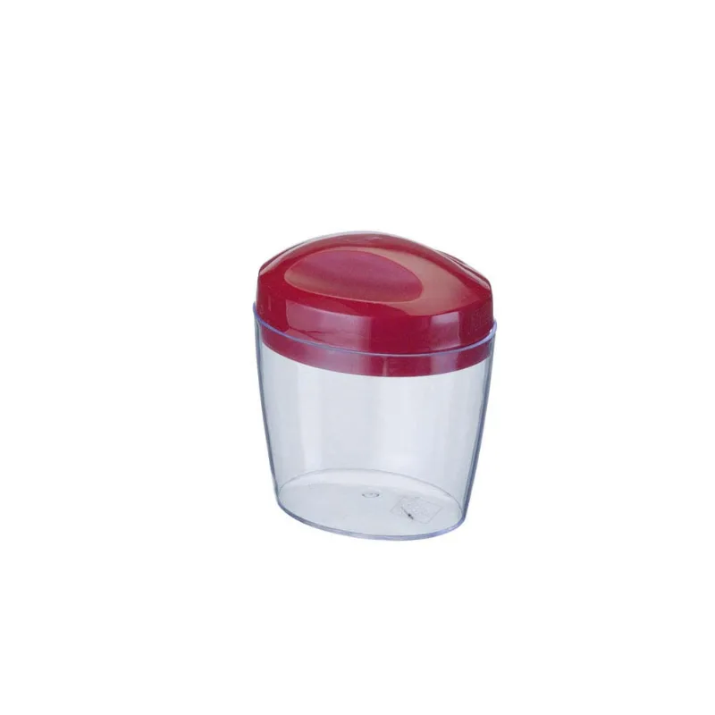 Porta algodão e porta cotonete Belle cristal vermelho Arthi - Arthi