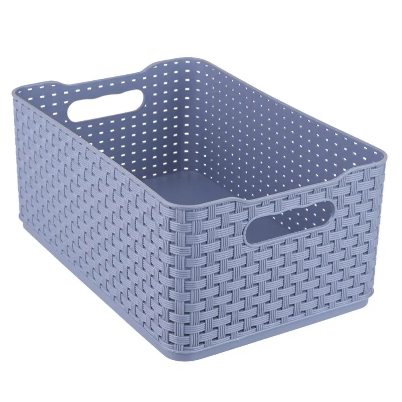 Cesta Organizadora 4.5L Rattan Arthi 8315 Cinza