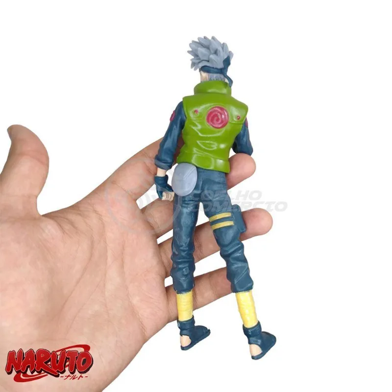 Brinquedo Boneco Kakashi Hatake Sharingan 18cm Naruto