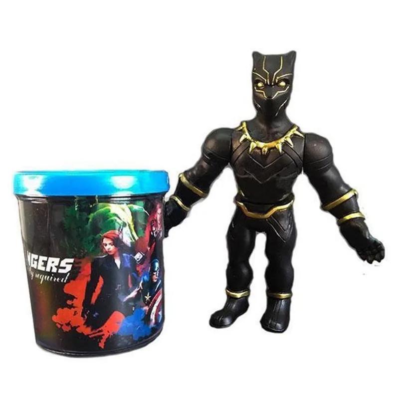 Kit Boneco Pantera Negra Marvel 16Cm + Caneca 350Ml