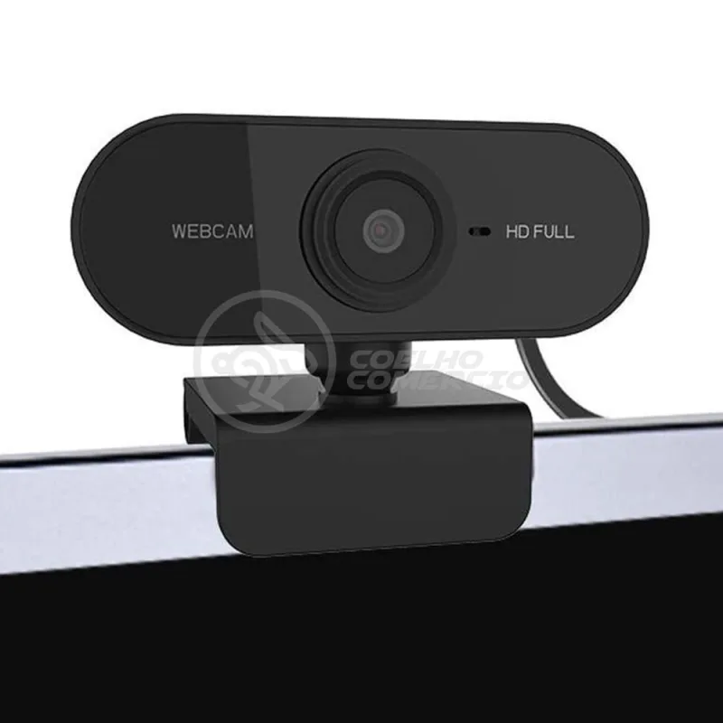 Webcam Câmera full HD 1080p com Microfone USB 2.0 Profissional Pc Tv Notebook Jogos 360º - PC-W1 - Não Disponível - Computadores E Informática