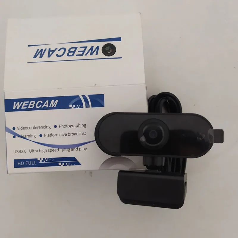 Webcam Câmera full HD 1080p com Microfone USB 2.0 Profissional Pc Tv Notebook Jogos 360º - PC-W1 - Não Disponível - Computadores E Informática