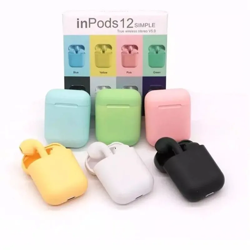 Fone de Ouvido I12 Bluetooth - Cores Diversas