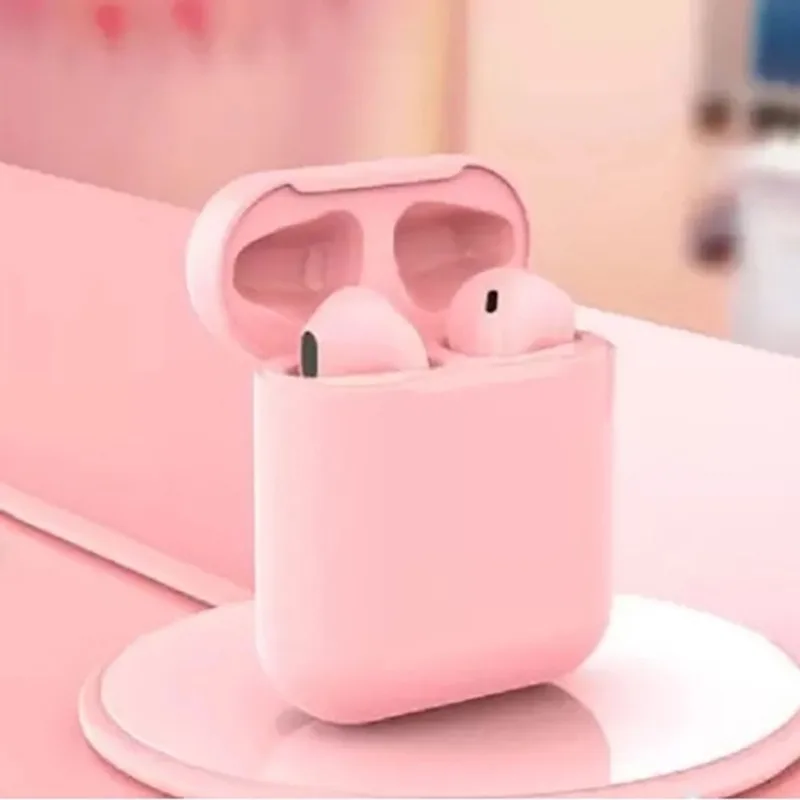 Fone Sem Fio I12 Rosa