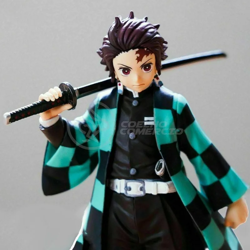 Action Figure Boneco Tanjiro Kamado Demon Slayer 14cm