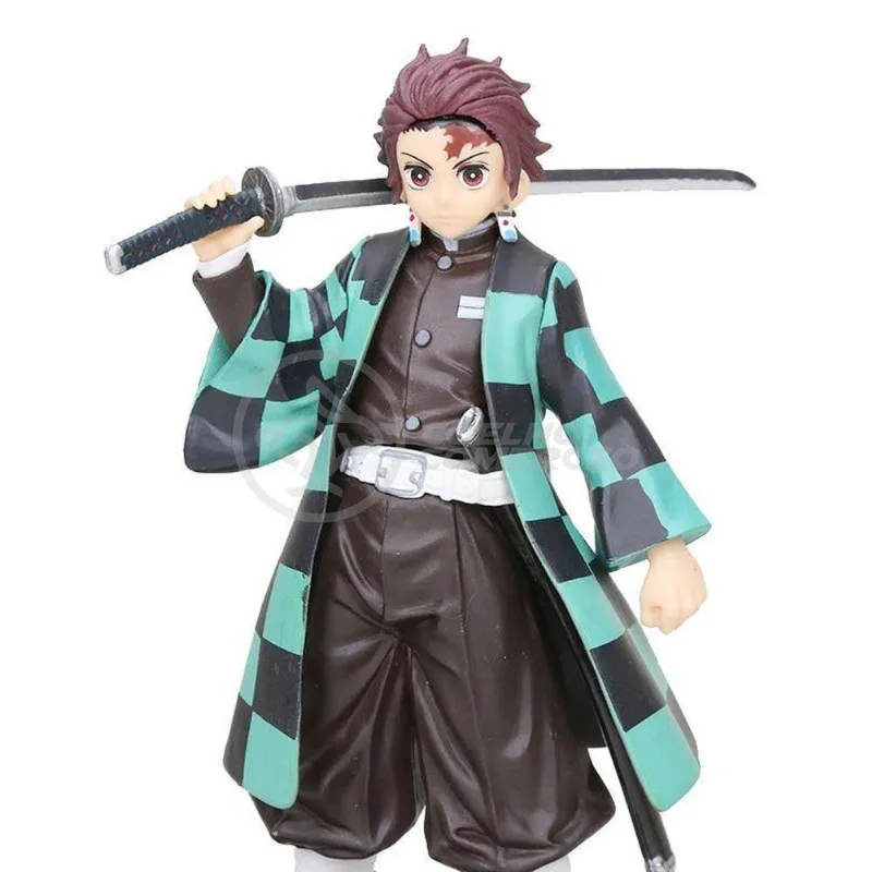 Action Figure Boneco Tanjiro Kamado Demon Slayer 14cm