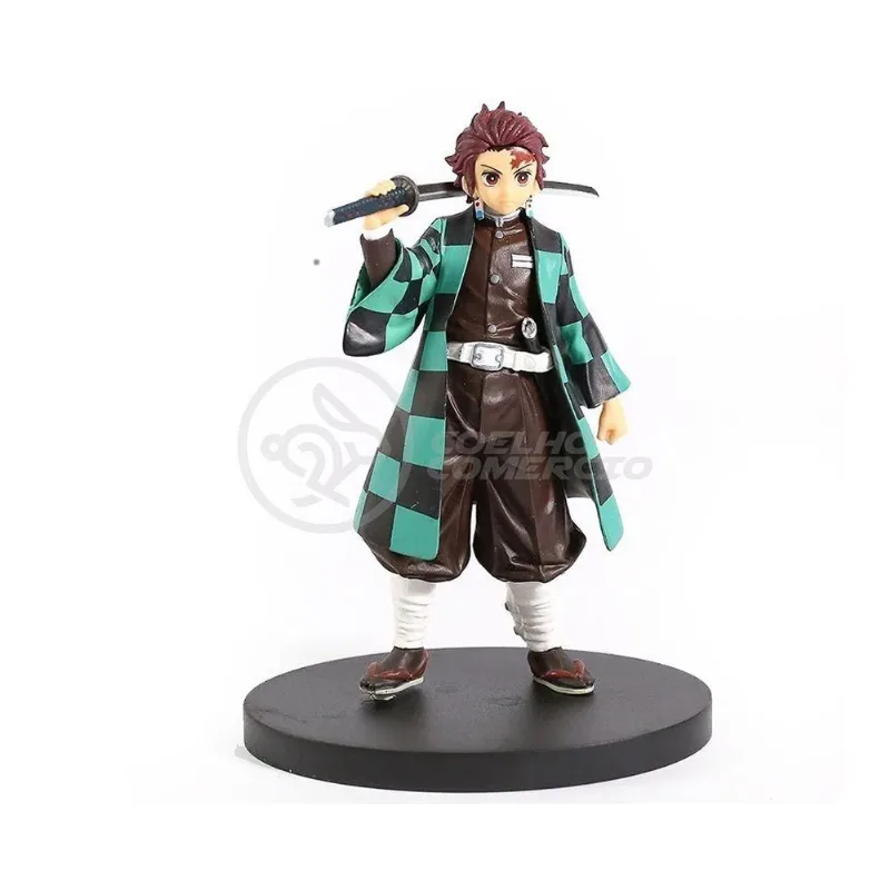 Action Figure Boneco Tanjiro Kamado Demon Slayer 14cm