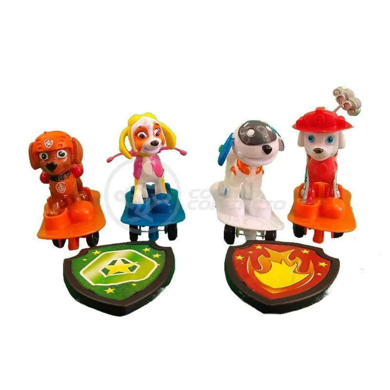 Kit 5 Bonecos Patrulha Canina Com 4 Skat Robo Dog 9
