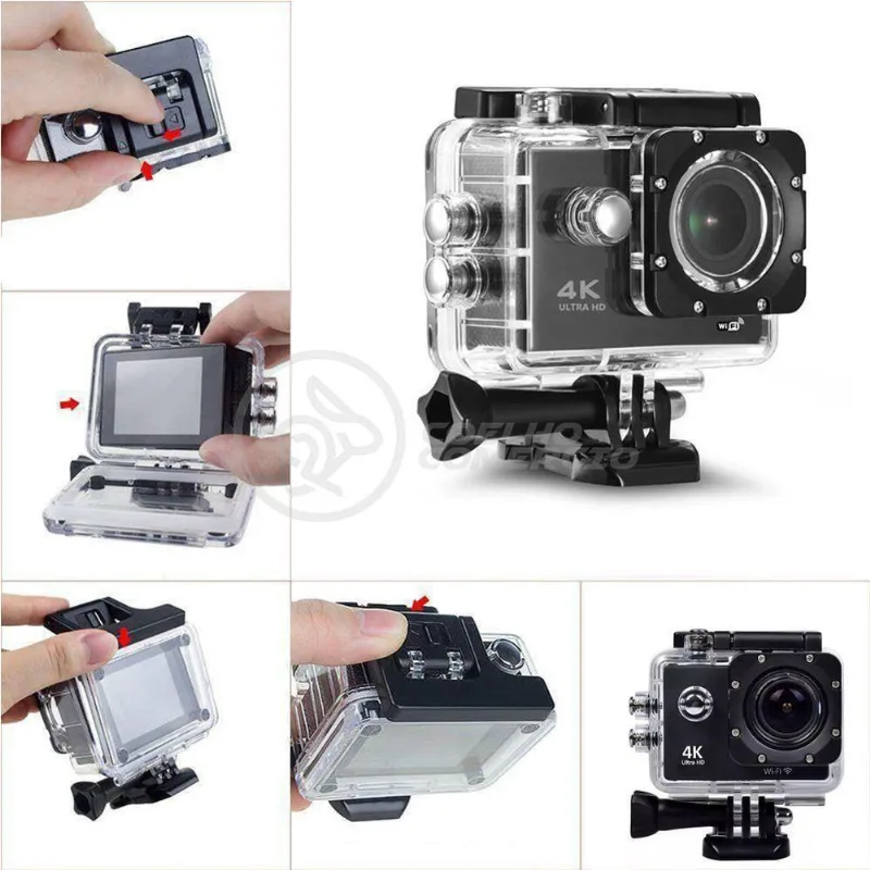 Go Cam Camera Vídeo Action Ação Wifi 4K 30M Estilo Gopro