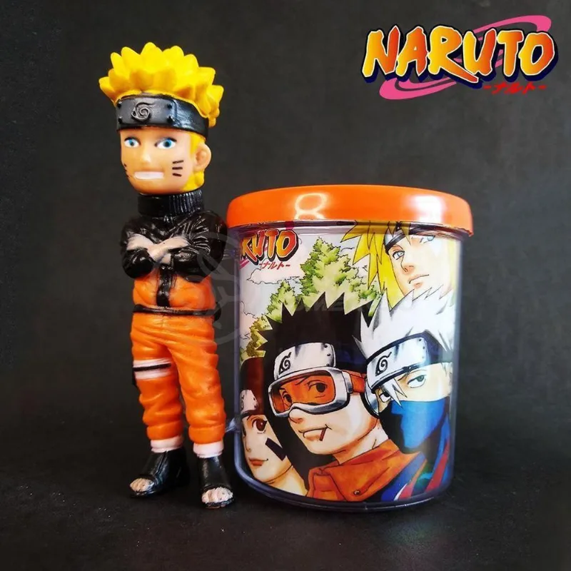 Kit Boneco Naruto 15 Cm + Caneca Time 7 350 Ml