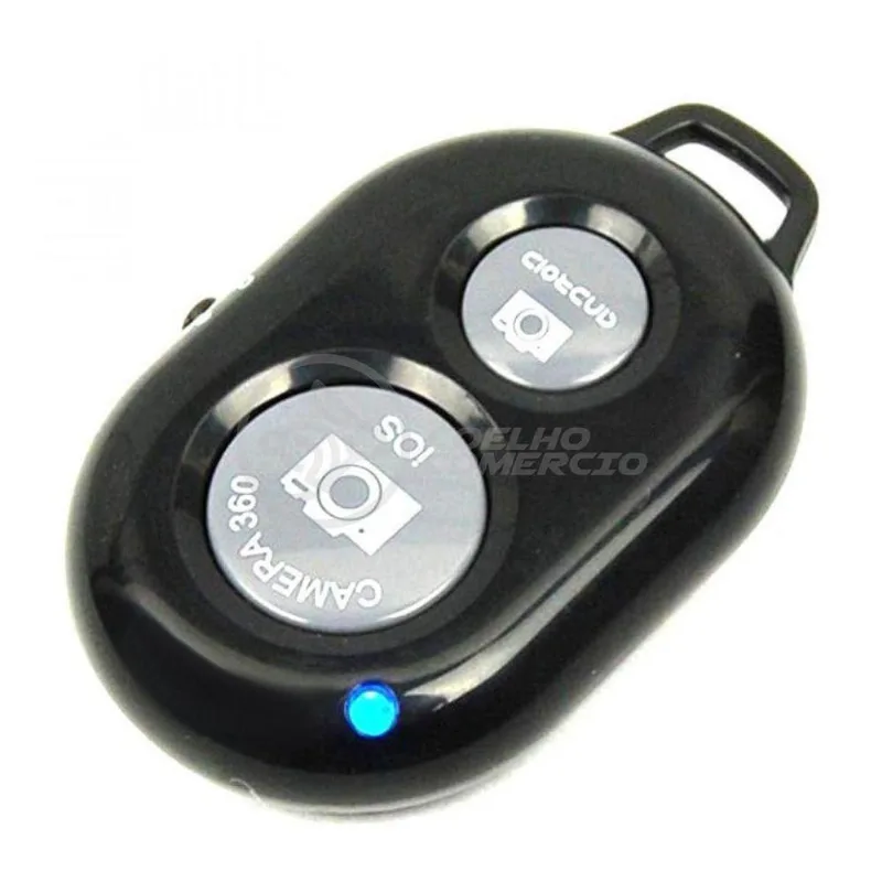 Controle Remoto Disparador De Fotos Bluetooth Selfie - Preto
