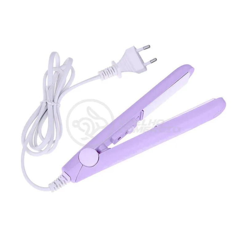 Mini Chapinha Prancha 17Cm Bivolt 110|220V Profissional Roxo - OUTRAS