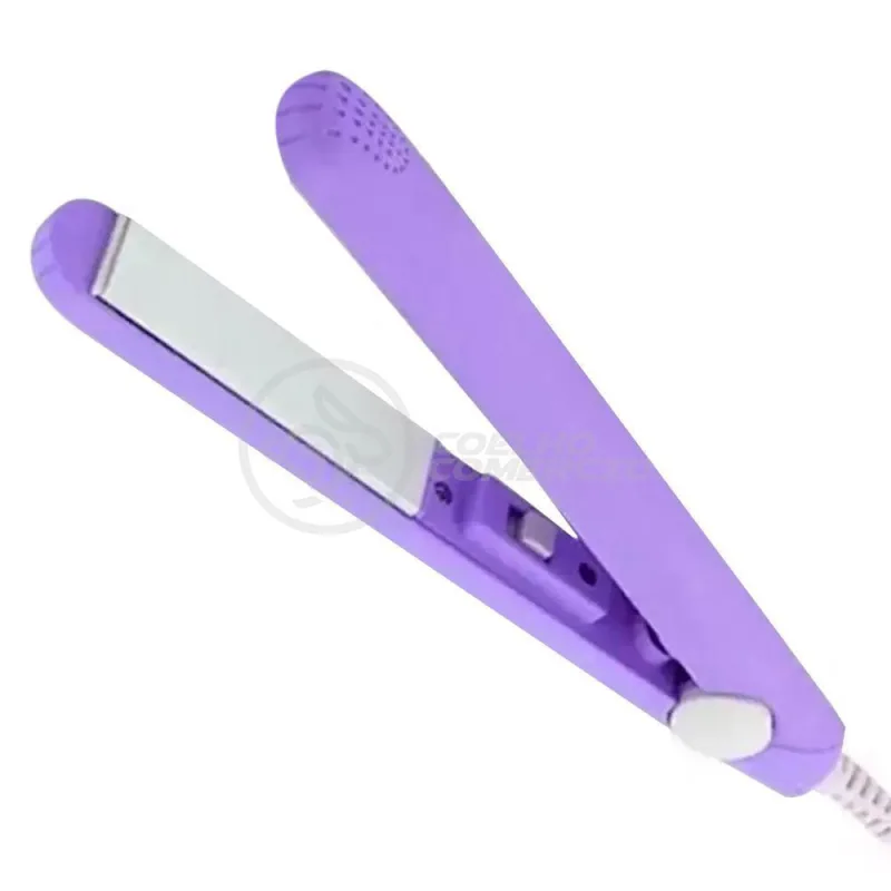 Mini Chapinha Prancha 17Cm Bivolt 110|220V Profissional Roxo - OUTRAS - Beleza E Perfumaria
