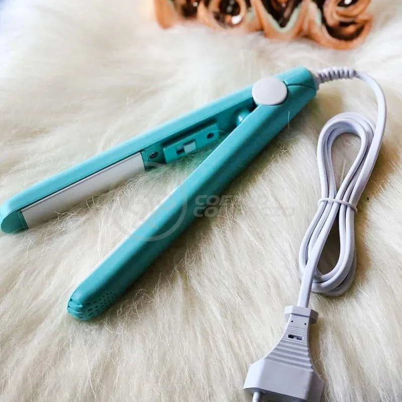 Mini Chapinha Prancha 17Cm Bivolt 110|220V Profissional Azul - OUTRAS - Beleza E Perfumaria