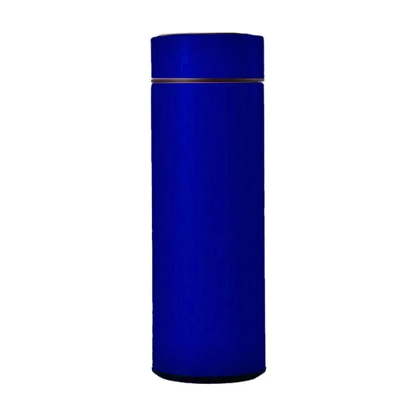 Garrafa Térmica Inteligente De Inox 500ml Led Azul