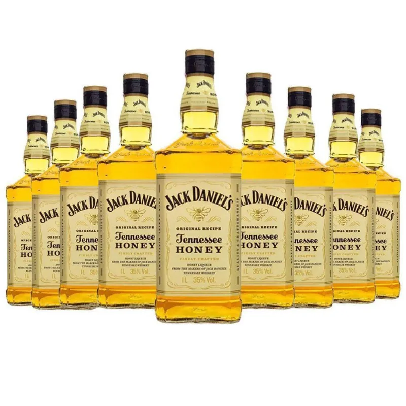 Kit 9 Jack Daniel'S Honey Original 375Ml Uísque Padrinhos