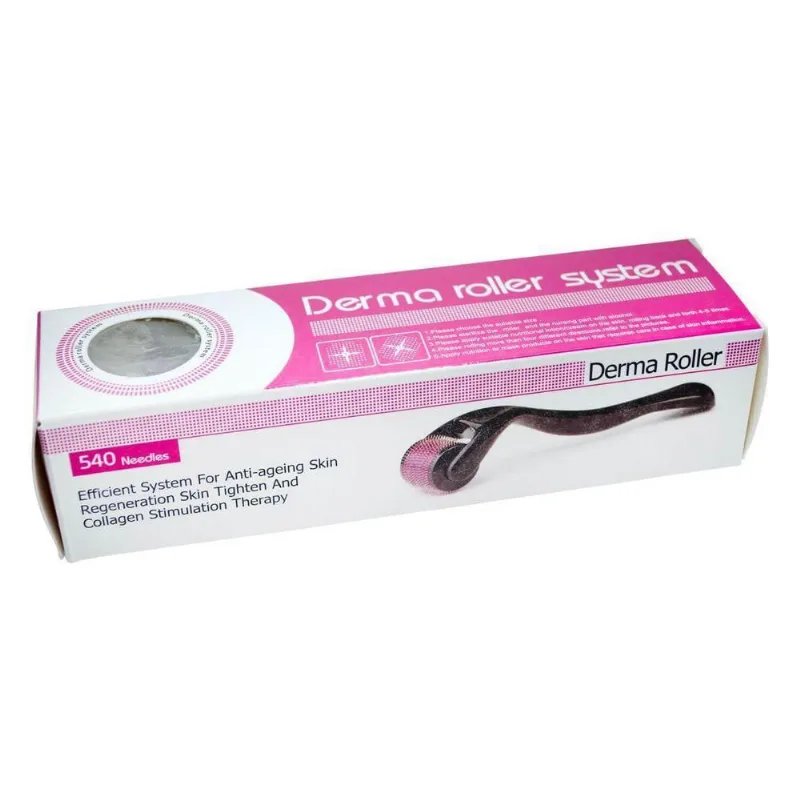Derma Roller Dermaroller 540 Agulhas 0.5Mm Anti Rugas Drs50