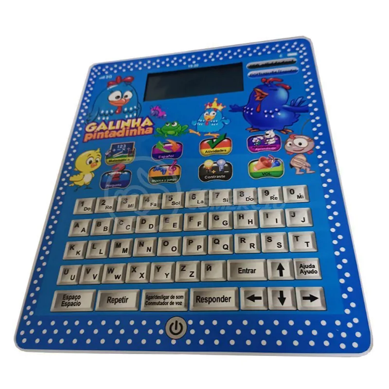 Tablet Galinha Pintadinha Multifunções Educativo Soletrar Nú